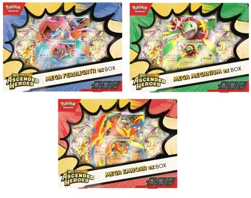 ME Ascended Heroes EX Boxes *Ripped Live ONLY*